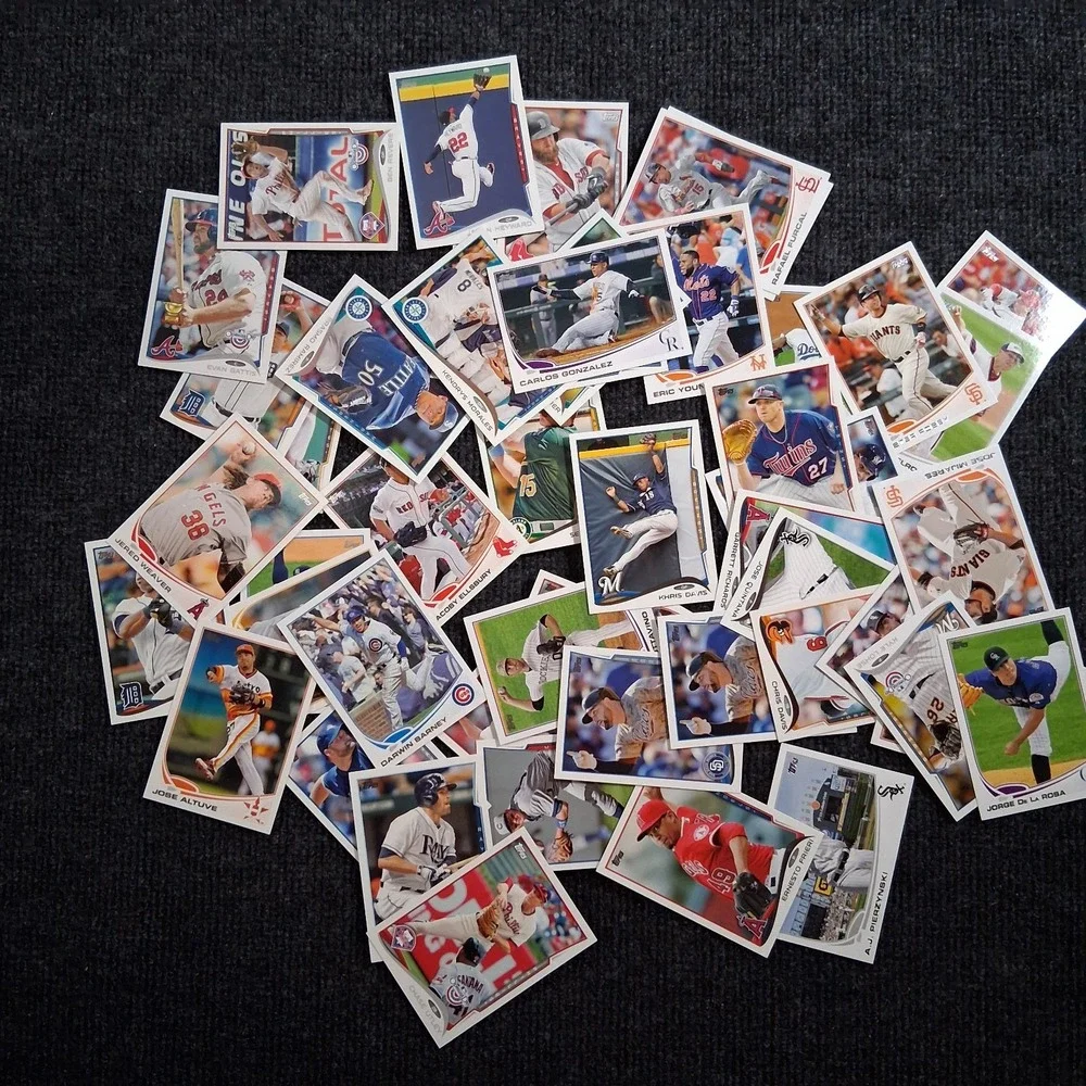 Assorted Lot Of 2013/2014 Topps Baseball Cards (50) Grab Bag